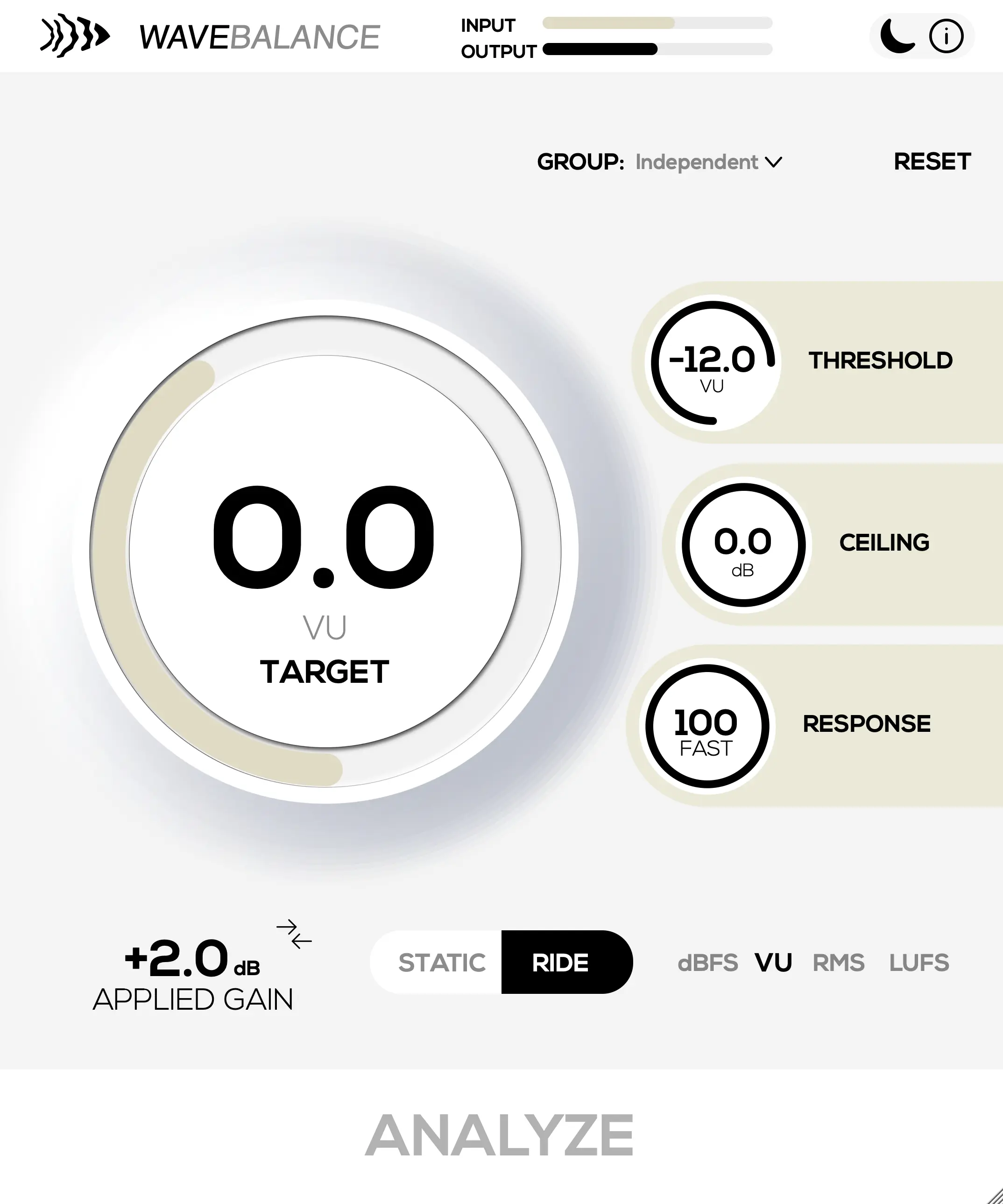 WaveBalance GUI